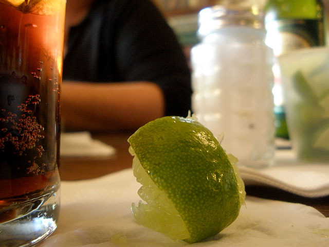 Coca cola and lime, Hussong's, Ensenada, Mexico, © Sue Rosoff, All Rights Reserved : Various & Sundry : Sue Rosoff Photography