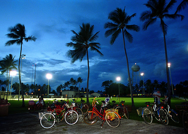 Bikes, Kwajalein, RMI, © Sue Rosoff, all rights reserved : The Marshall Islands : Sue Rosoff Photography