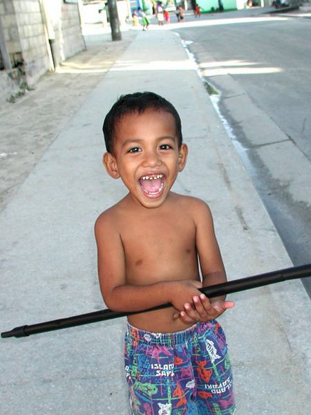 Ebeye Boy 2, Ebeye, Kwajalein, RMI, © Sue Rosoff, all rights reserved