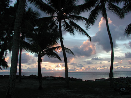 Emon Sunset, Kwajalein, RMI, © Sue Rosoff, all rights reserved